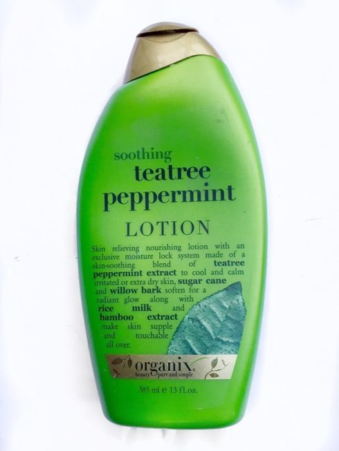 Organix Soothing Tea Tree and Peppermint Calming Body Lotion