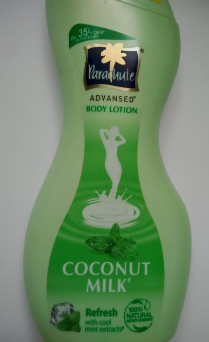 Parachute Advansed Coconut Milk Refresh Body Lotion Review3
