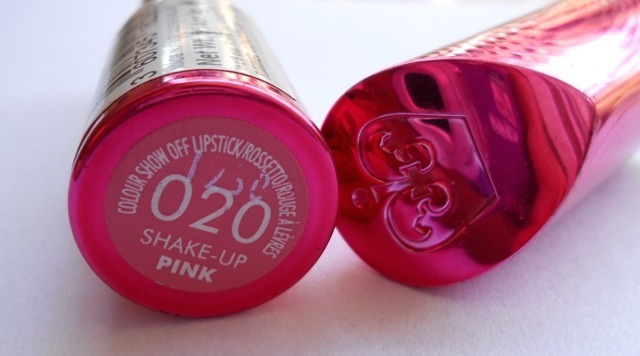 Rimmel London 020 Shake Up Pink Colour Show Off Lipstick 2