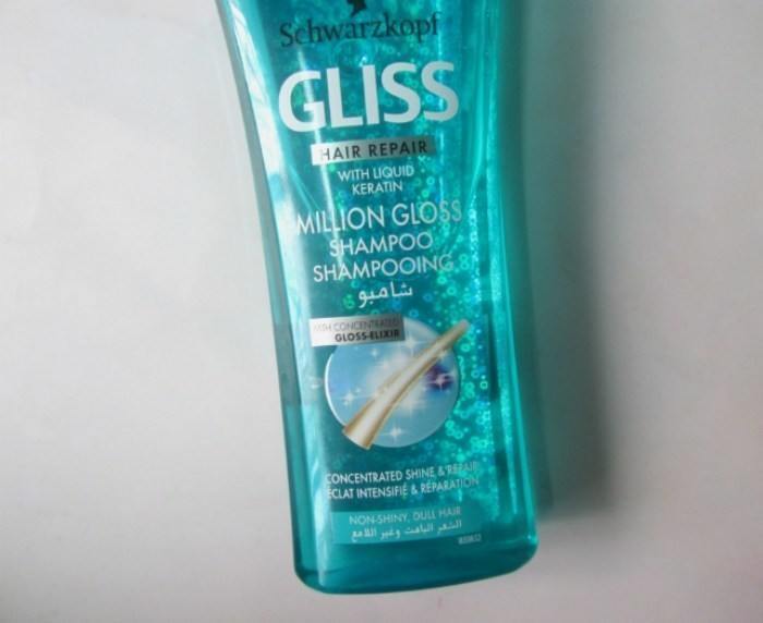 Schwarzkopf Gliss Hair Repair Million Gloss Shampoo Review2