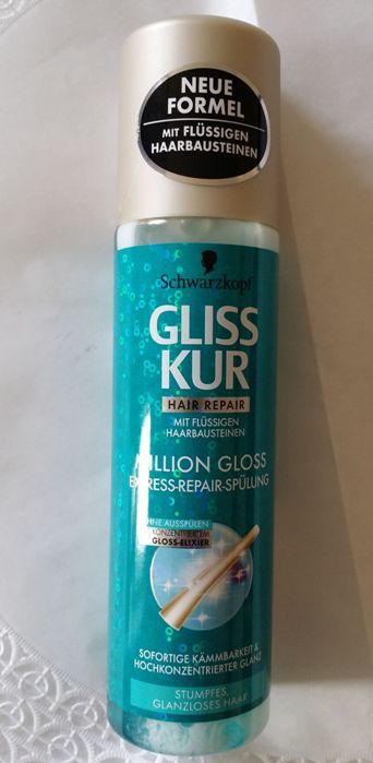 Schwarzkopf Gliss Kur Million Gloss Express Repair Conditioner Spray Review