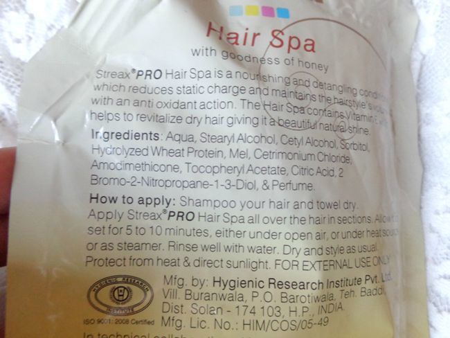 Streax Pro Hair Spa