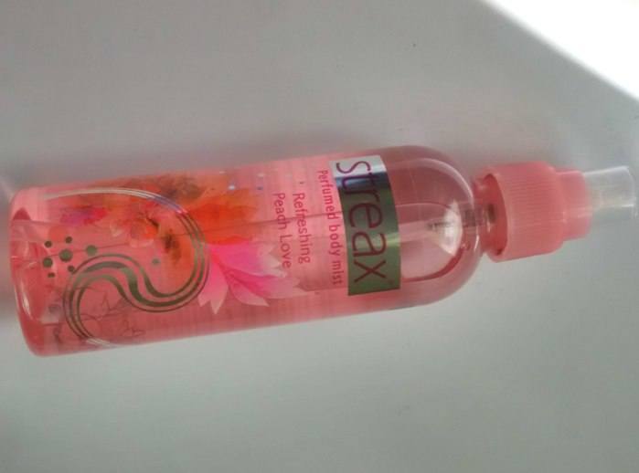 Streax Refreshing Peach Love Perfumed Body Mist Review3