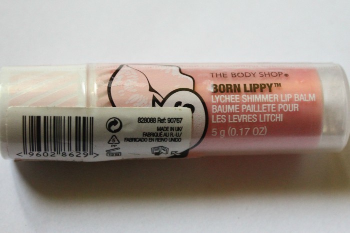 The Body Shop Born Lippy Lychee Shimmer Lip Balm Review