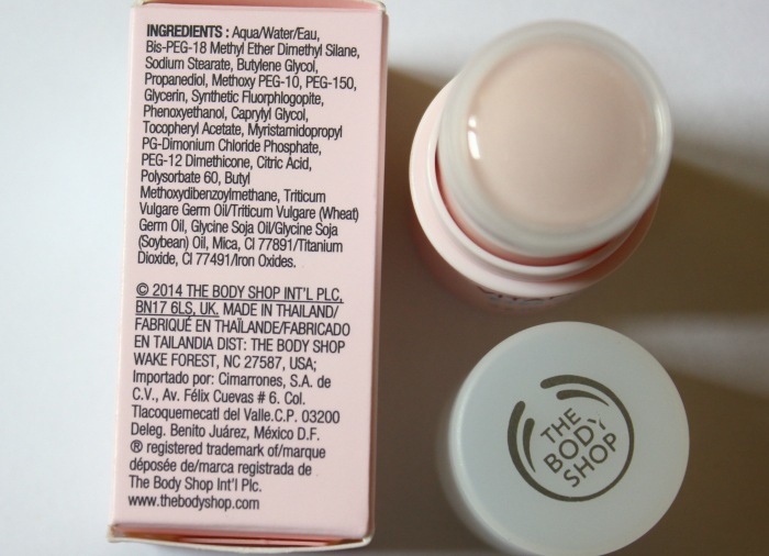 The Body Shop Vitamin E Eyes Cube Refreshing Anti Fatigue Eye Stick ingredients