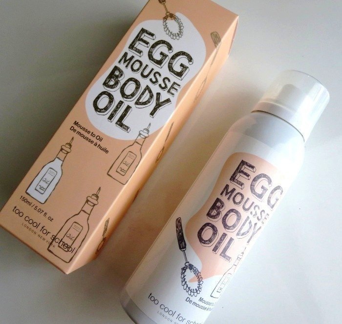 Too Cool for School Egg Mousse Body Oil Review