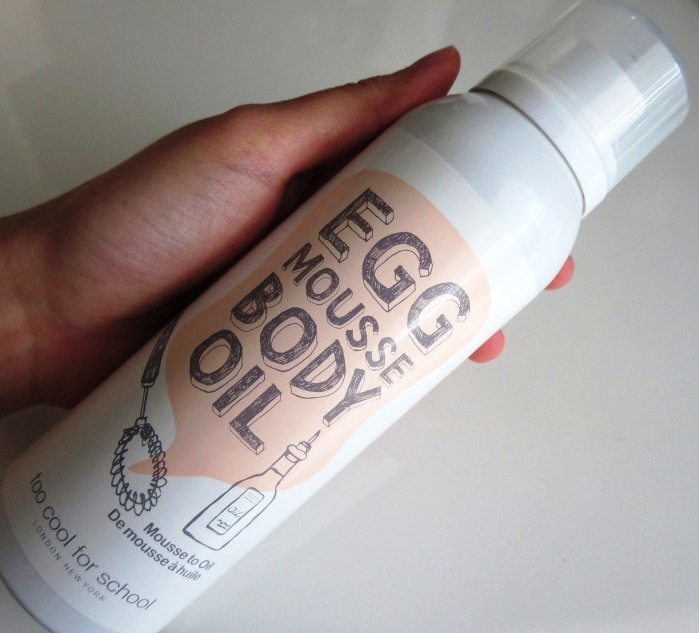Too Cool for School Egg Mousse Body Oil Review3