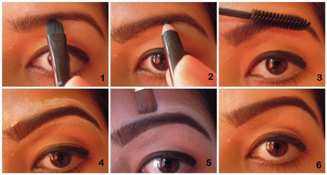 How to fill in brows