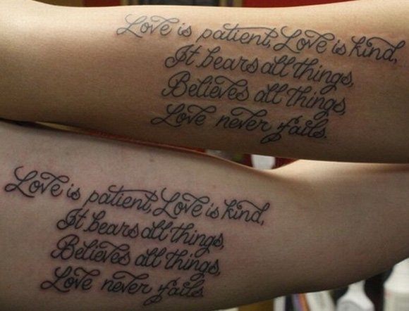 10 Awesome Couple Tattoo Ideas for Love Birds!quote