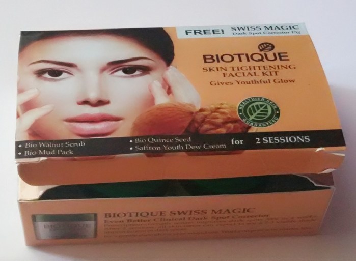 Biotique Skin Tightening Facial Kit Review3