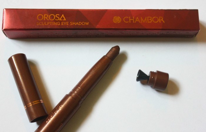 Chambor Orosa 103 Honey Gold Sculpting Eye Shadow Review open