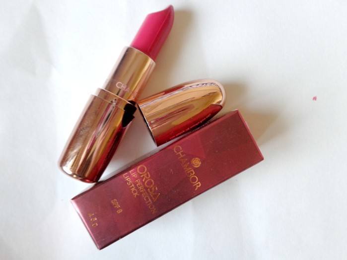 Chambor Orosa #554 Insanely Pink Lip Perfection Lipstick Review3