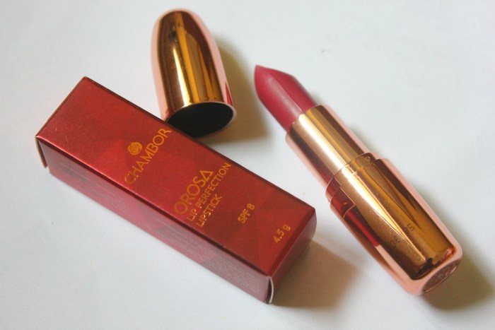 Chambor Orosa Dolce Vita Pink #556 Lip Perfection Lipstick Review