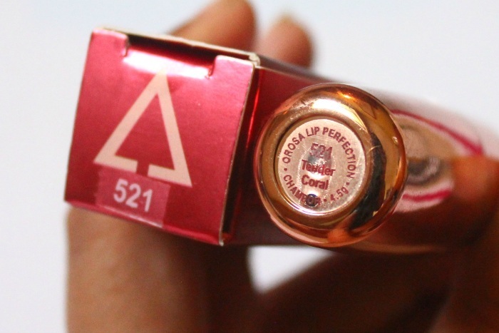 Chambor Orosa Tender Coral #521 Lip Perfection Lipstick Review number