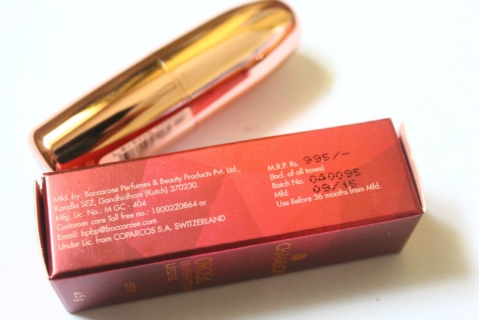 Chambor Orosa Velvet Brown #582 Lip Perfection Lipstick Review packaging