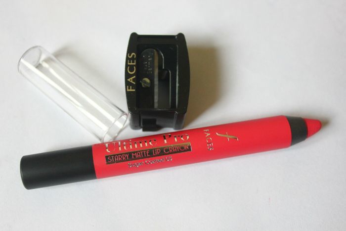 Faces Sugar Coated Ultime Pro Starry Matte Lip Crayon Review packaging