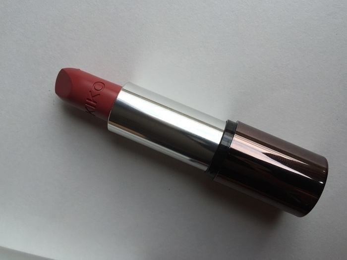 KIKO Luscious Cream Lipstick #504 Raspberry Review, Swatches, FOTD1