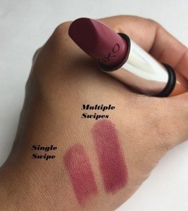 KIKO Velvet Matt-Satin  Lipstick #614 Dark Berry6