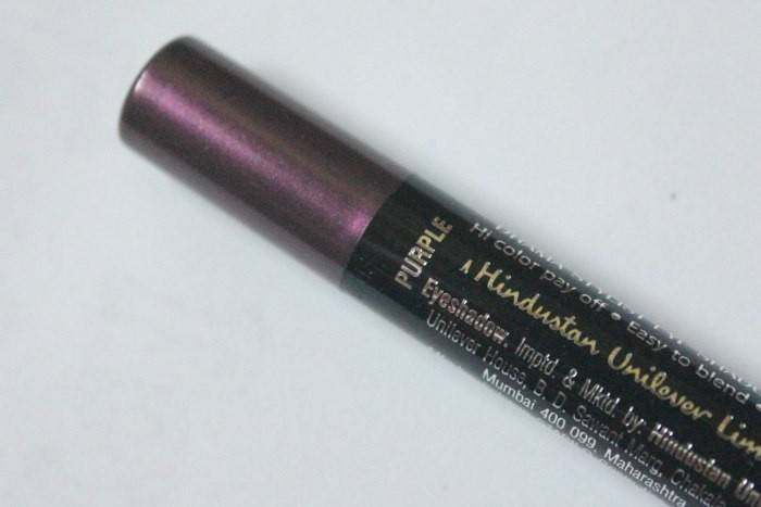Lakme Absolute Purple Drama Stylist Eye Shadow Crayon Review base