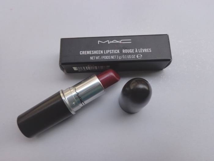 MAC Party Line Cremesheen Lipstick Review6