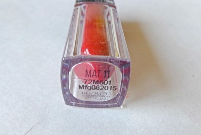Maybelline Colorsensational Velvet Matte Mat 11 Review1