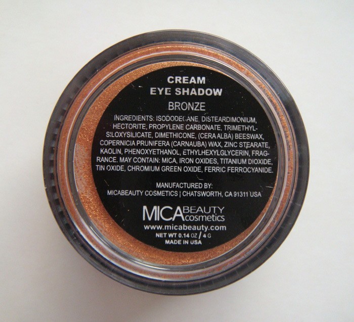Mica Beauty Bronze Cream Eyeshadow3