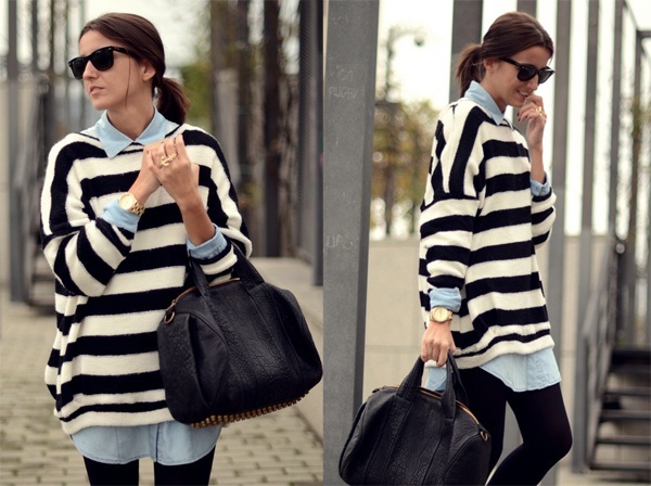 Stripes fashion style guide according to body shape-5
