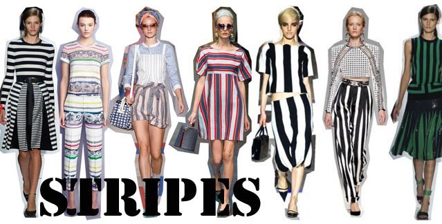 Stripes fashion style guide according to body shape-first