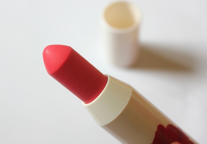 The Body Shop 35 Poppy Coral Lip & Cheek Velvet Stick Review bullet