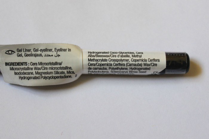 The Body Shop Velvet Gel Pen Eyeliner Review ingredients