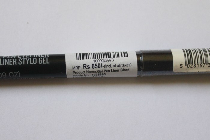 The Body Shop Velvet Gel Pen Eyeliner Review price
