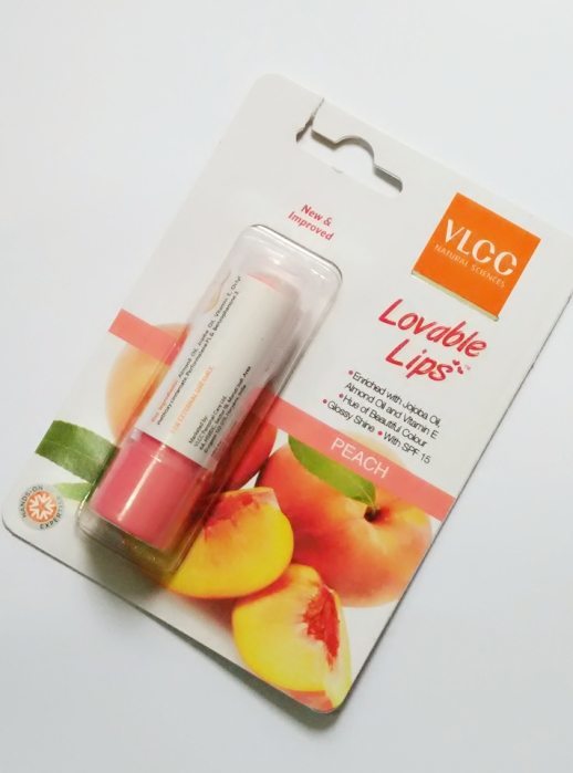 VLCC Peach Lovable Lips Lip Balm Review