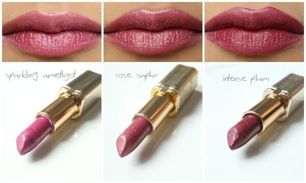 loreal color riche plum lipsticks