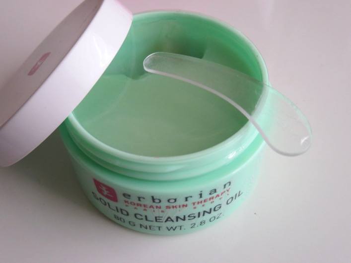 Erborian Solid Cleansing Oil tub open