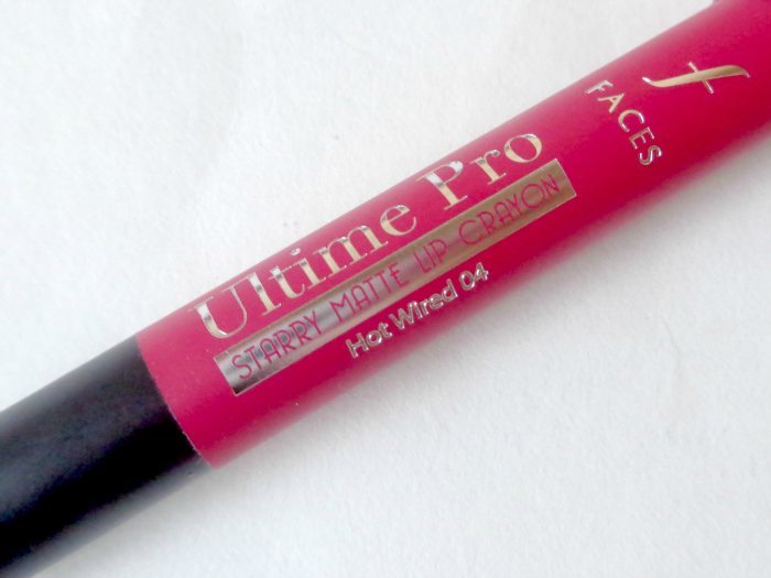 Faces Ultime Pro 04 Hot Wired Starry Matte Lip Crayon