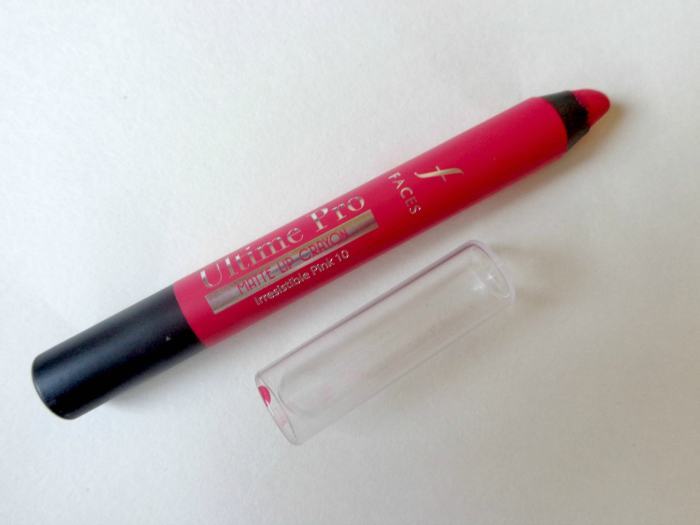 Faces Ultime Pro 10 Irresistible Pink Matte Lip Crayon Review