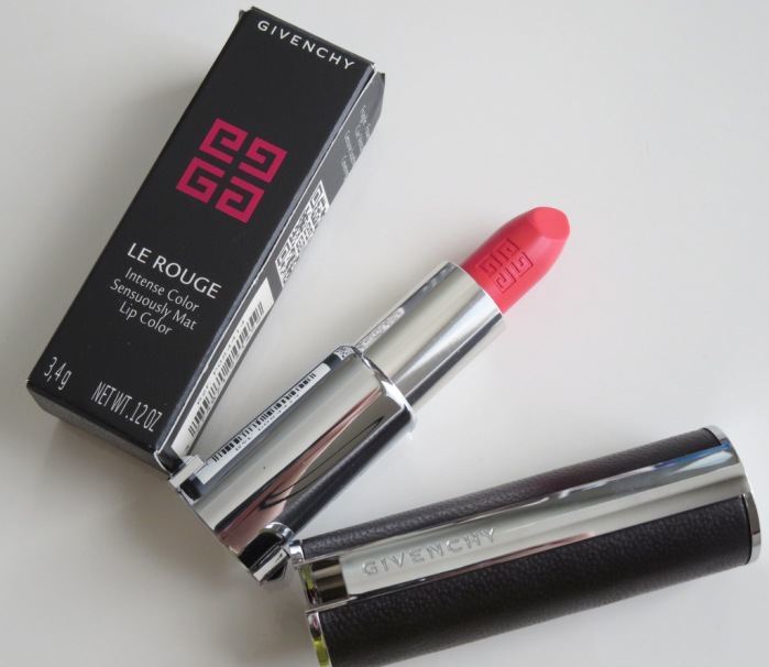 Givenchy #304 Mandarine Boléro Le Rouge Lipstick Review1