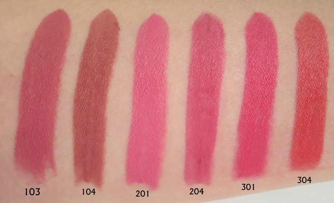 Givenchy Rose Boudoir Le Rouge Lipstick swatches on hand
