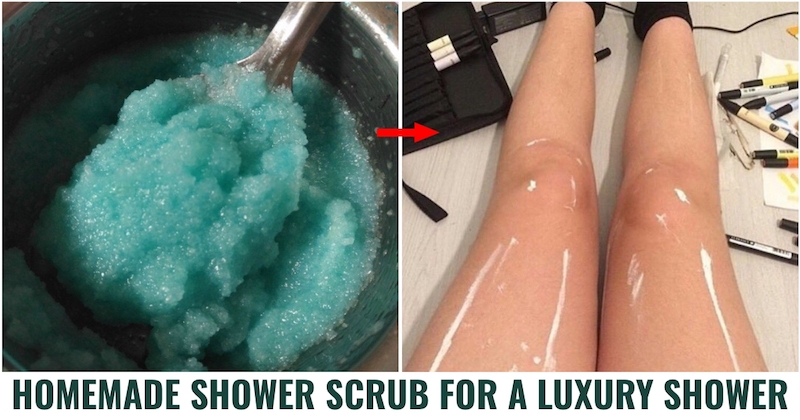 Homemade Shower Scrub