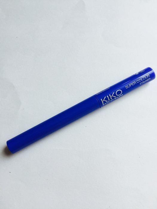 KIKO 107 Blue Majorelle Super Colour Eyeliner Review, Swatch, FOTD