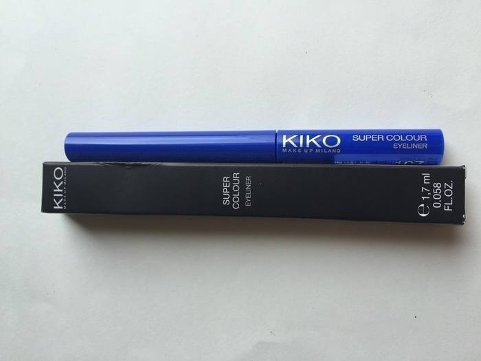 KIKO 107 Blue Majorelle Super Colour Eyeliner Review, Swatch, FOTD1