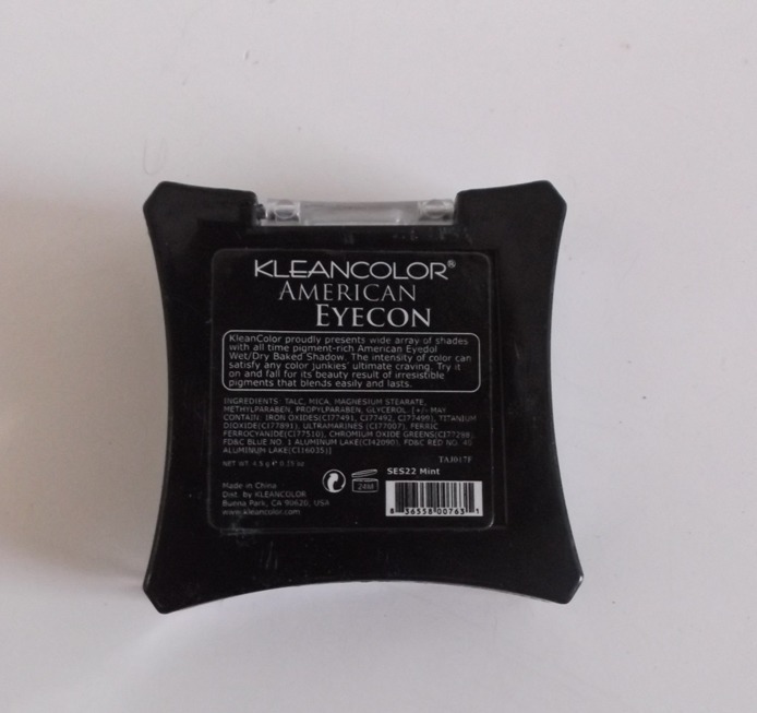 Kleancolor Mint American Eyecon Wet/Dry Baked Eyeshadow