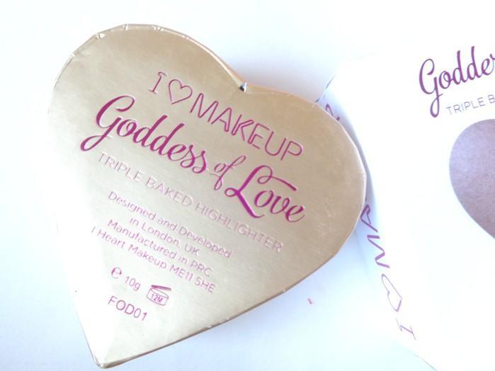 Makeup Revolution I Heart Makeup Triple Baked Highlighter - Goddess of Love Review1