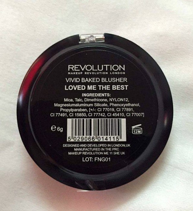 Makeup Revolution London Vivid Baked Blush in Loved Me the Best-shade