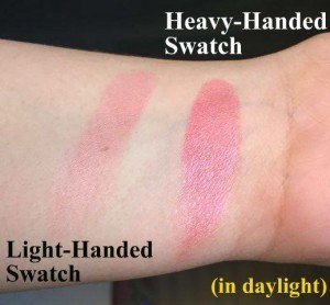 Makeup Revolution London Vivid Baked Blush in Loved Me the Best-swatch
