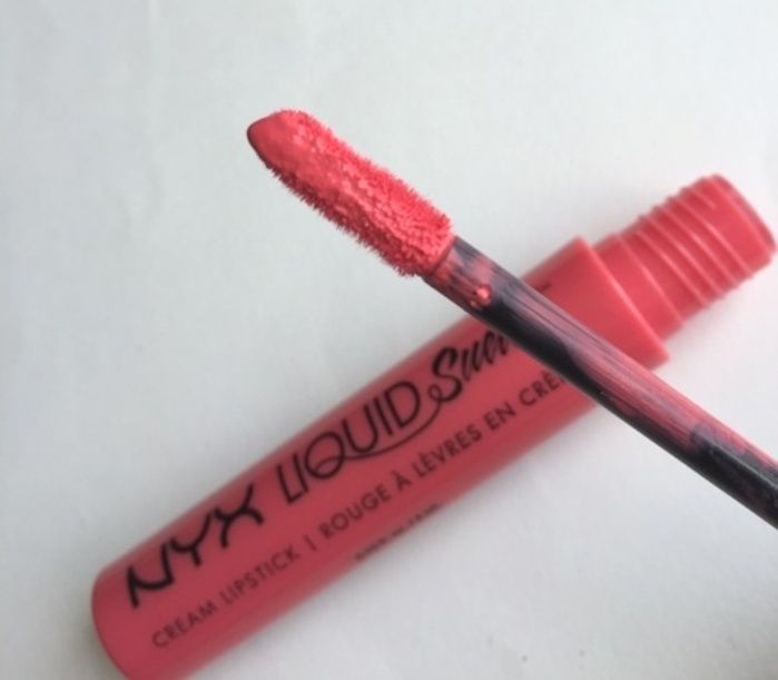 NYX #02 Life’s A Beach Liquid Suede Cream Lipstick Review4