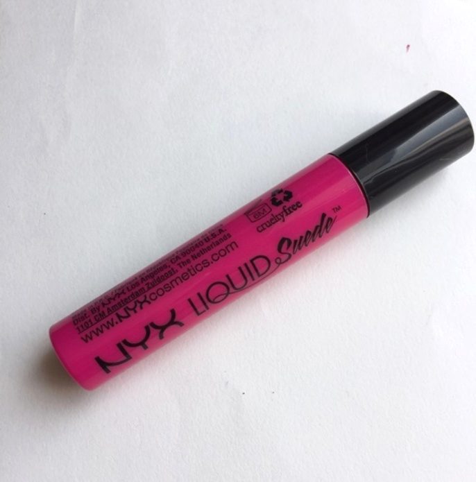 NYX Liquid Suede Cream Lipstick – Pink LustPassion Rose Review1