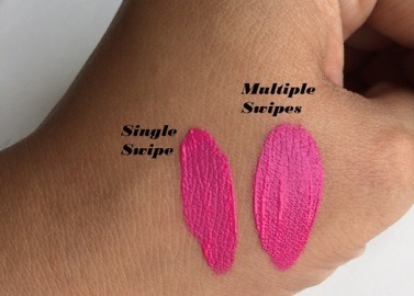 NYX Liquid Suede Cream Lipstick – Pink LustPassion Rose Review5
