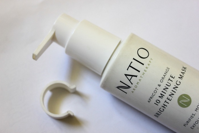 Natio Apricot & Orange 10 Minute Brightening Mask Review packaging