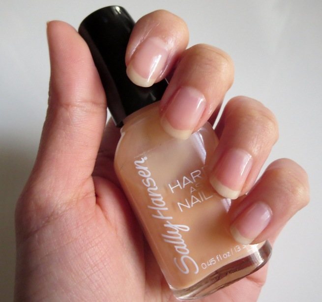 Sally Hansen Hard As Nails Steely Gaze, Set in Stone, and Crystal Clear